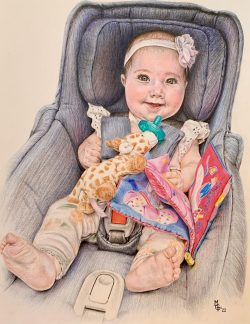 A Girl and Her Giraffe