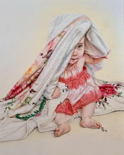 A Girl and Her Blanket